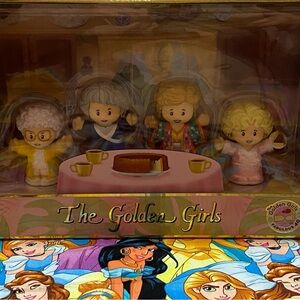 Fisher-Price The Golden Girls Playset with Pink Tea Table and Pastel Figures